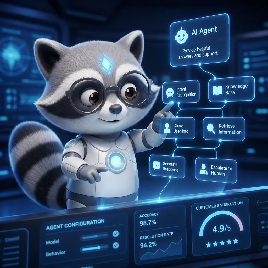 RACCOON AI Illustration